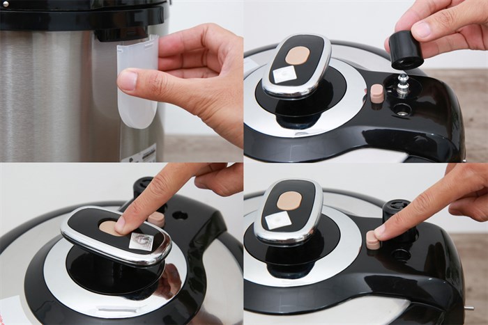 Nồi áp suất điện BlueStone PCB-5619 5 lít Màu Xám