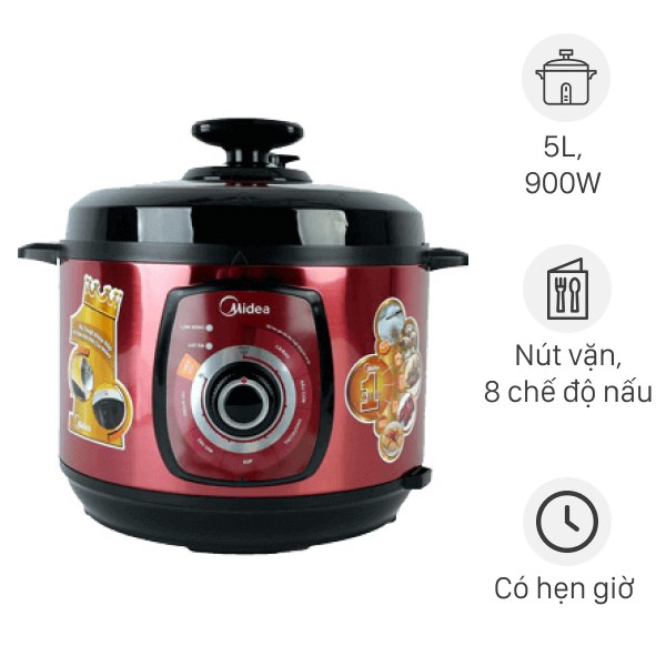 Nồi áp suất điện Midea MY-CH501A 5 lít