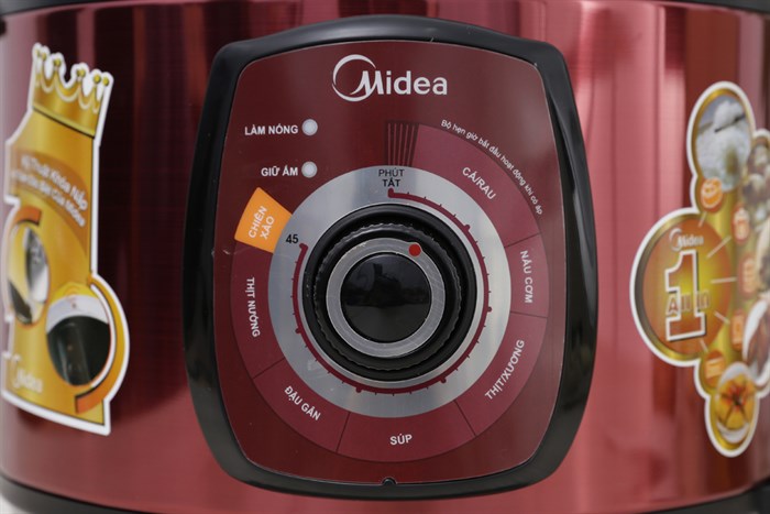 Nồi áp suất điện Midea MY-CH501A 5 lít Màu Đỏ