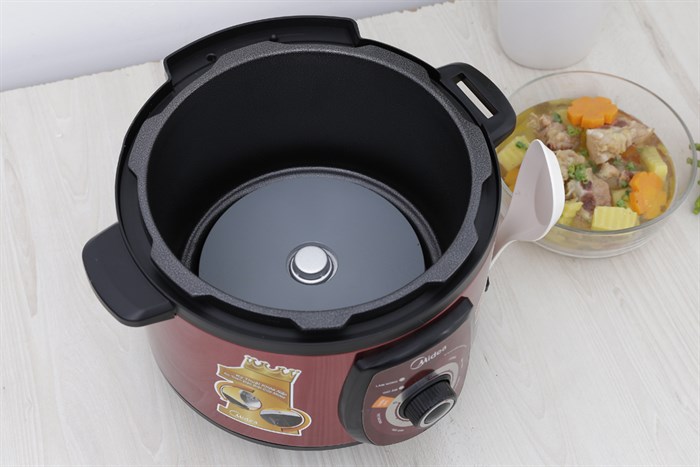 Nồi áp suất điện Midea MY-CH501A 5 lít Màu Đỏ