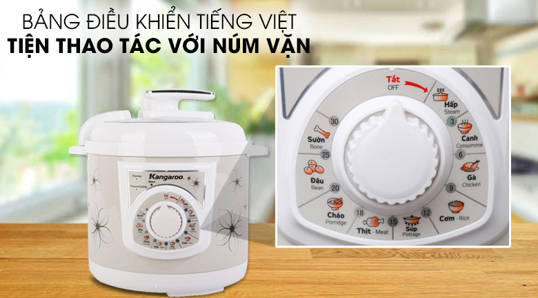 Nồi áp suất điện Kangaroo KG286 6 lít