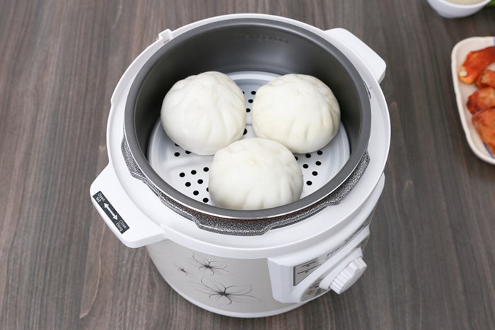 Nồi áp suất điện Kangaroo KG286 6 lít Màu Trắng - Kem