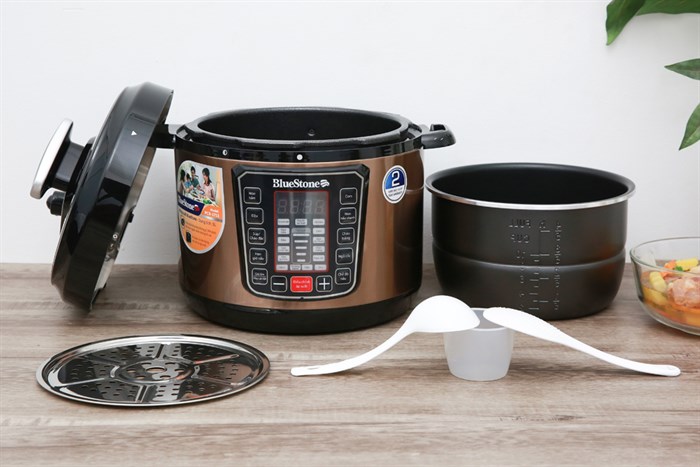 Nồi áp suất điện BlueStone PCB-5753 5 lít Màu Vàng đồng