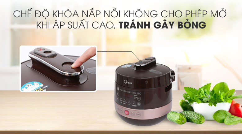 Nồi áp suất điện Midea MY-CS5039 5 lít