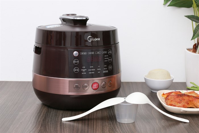 Nồi áp suất điện Midea MY-CS5039 5 lít Màu Nâu