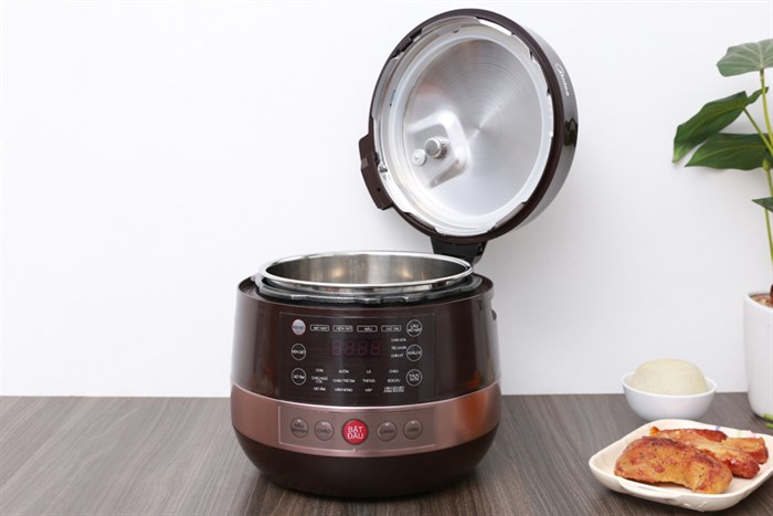 Nồi áp suất điện Midea MY-CS5039 5 lít Màu Nâu