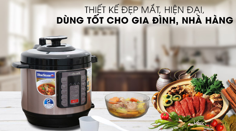 Nồi áp suất điện Bluestone PCB-5755 6 lít