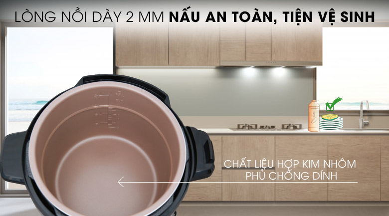 Nồi áp suất điện Bluestone PCB-5755 6 lít