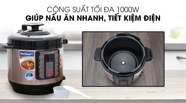 Nồi áp suất điện Bluestone PCB-5755 6 lít