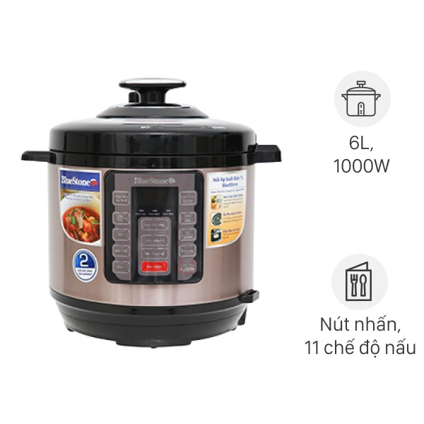 Nồi áp suất điện Bluestone PCB-5755 6 lít