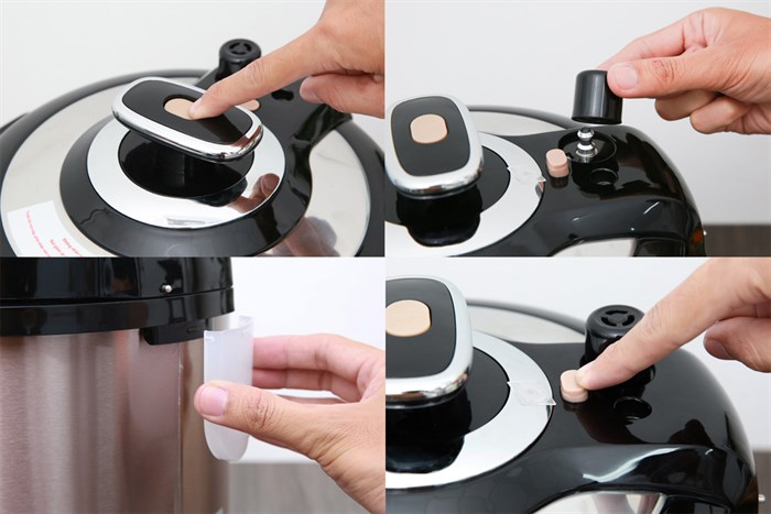 Nồi áp suất điện Bluestone PCB-5755 6 lít Màu Nâu