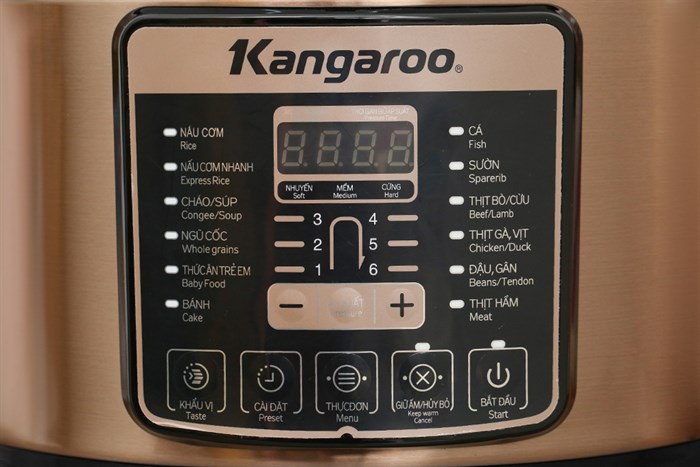 Nồi áp suất điện Kangaroo KG5P1 5 lít Màu Vàng đồng