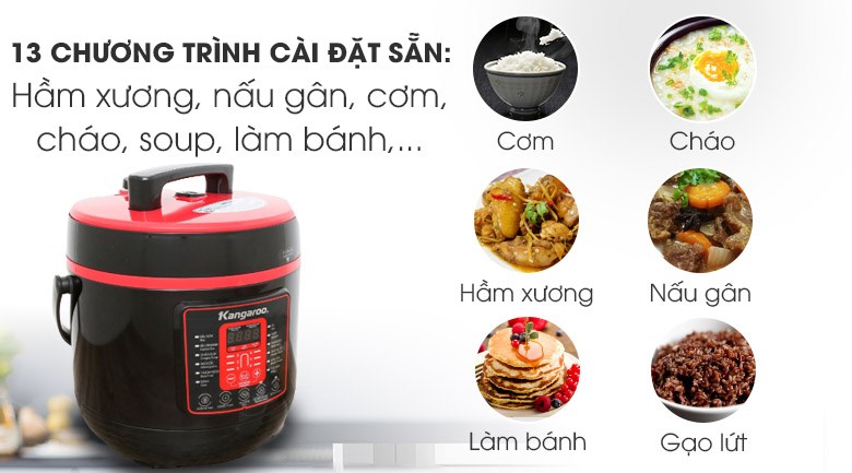 Nồi áp suất điện Kangaroo KG6P2 6 lít