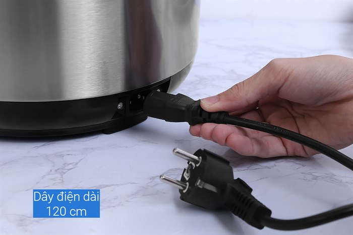 Nồi áp suất điện Ferroli FPC900-D 5 lít Màu Bạc Inox