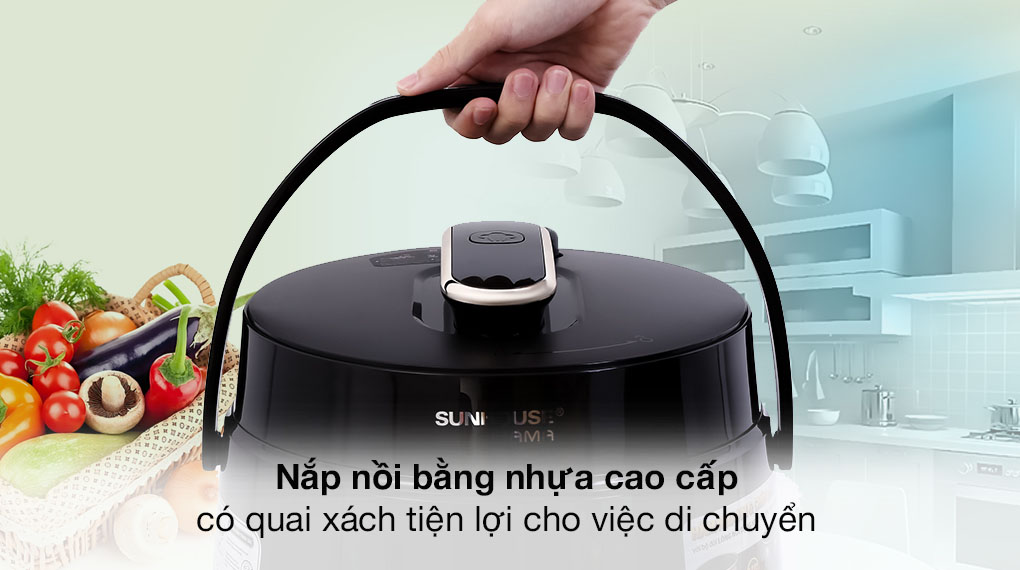 Nồi áp suất điện Sunhouse Mama SHD1586B 5 lít