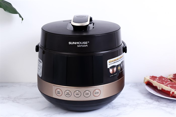 Nồi áp suất điện Sunhouse Mama SHD1586B 5 lít Màu Đen