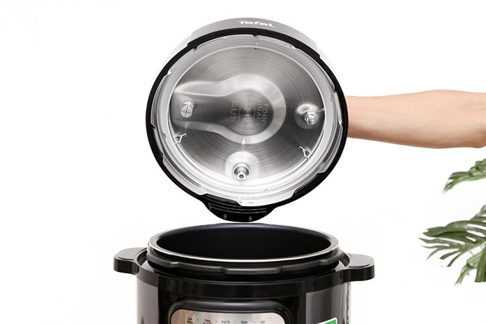 Nồi áp suất điện Tefal CY601868 6 lít Màu Đen