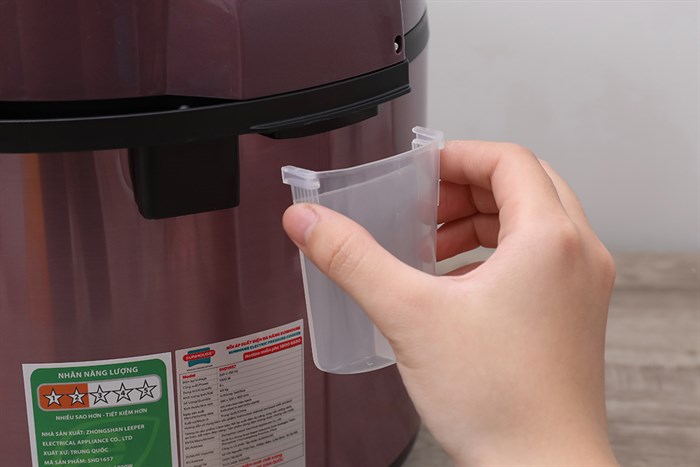 Nồi áp suất điện Sunhouse SHD1657 6 lít Màu Đen - Tím