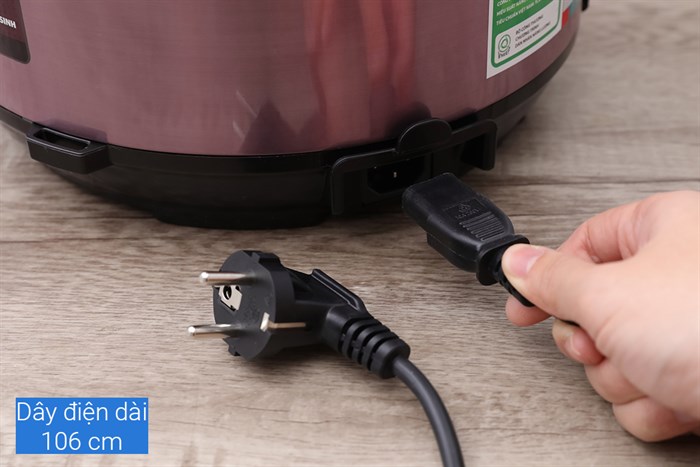 Nồi áp suất điện Sunhouse SHD1657 6 lít Màu Đen - Tím