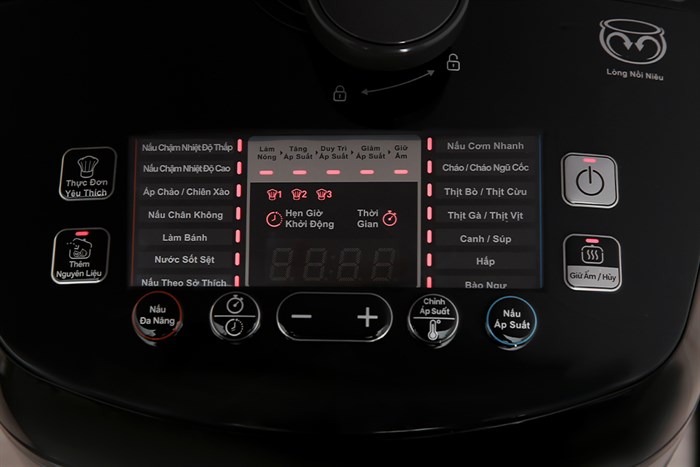 Nồi áp suất điện Tefal Smart Pro Multicooker CY625868 5 lít Màu Đen