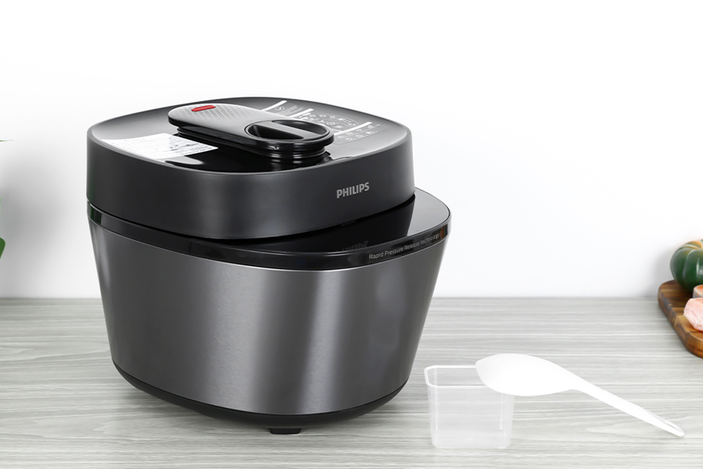 Nồi áp suất điện Philips HD2151/66 5 lít Màu Đen