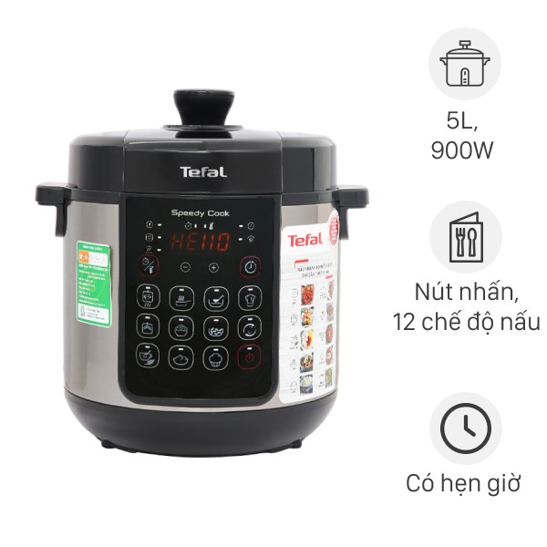 Nồi Áp Suất Điện Tefal Speedy Cook Cy222D68 5 Lít