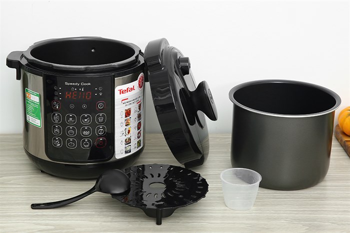 Nồi áp suất điện Tefal Speedy Cook CY222D68 5 lít Màu Đen - Xám