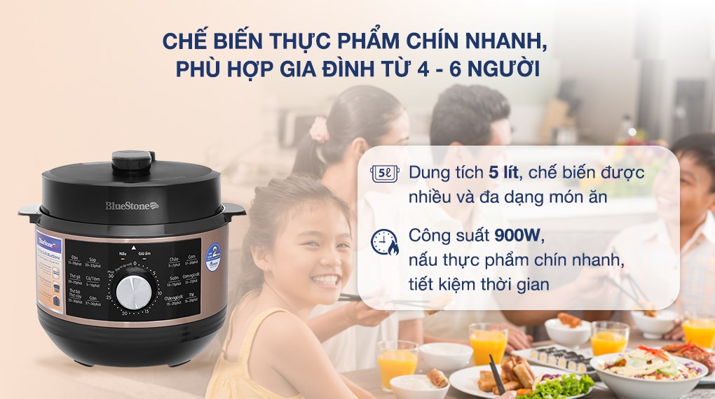 Nồi áp suất điện BlueStone PCB-5648 5 lít