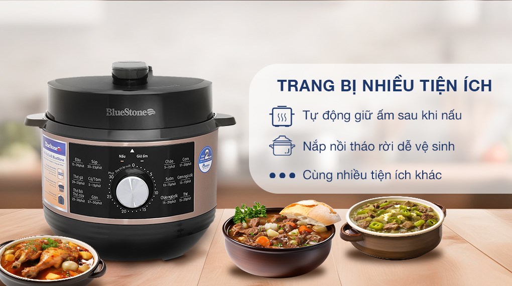 Nồi áp suất điện BlueStone PCB-5648 5 lít