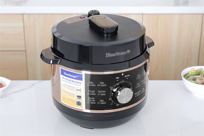 Nồi áp suất điện BlueStone PCB-5648 5 lít Màu Vàng đồng