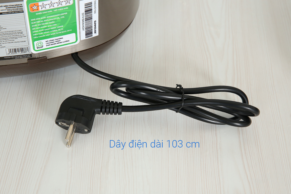 Nồi áp suất điện Sunhouse Mama SHD1580 5 lít Màu Nâu