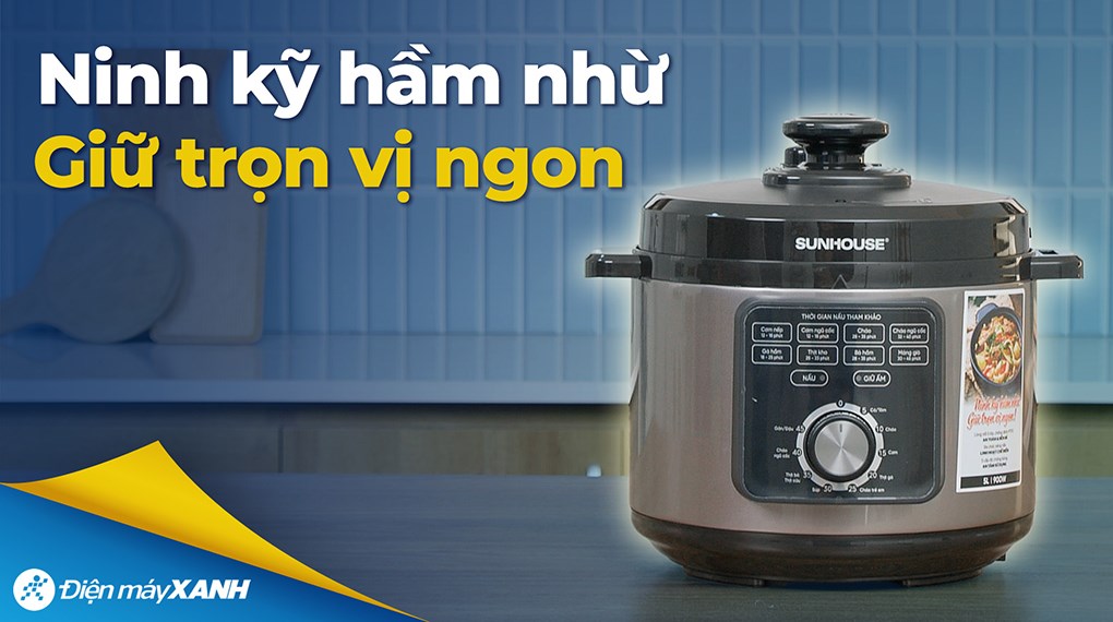 Nồi áp suất điện Sunhouse SHD1551 5 lít