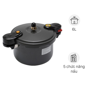 Nồi áp suất cơ Sunhouse LC600 6 lít