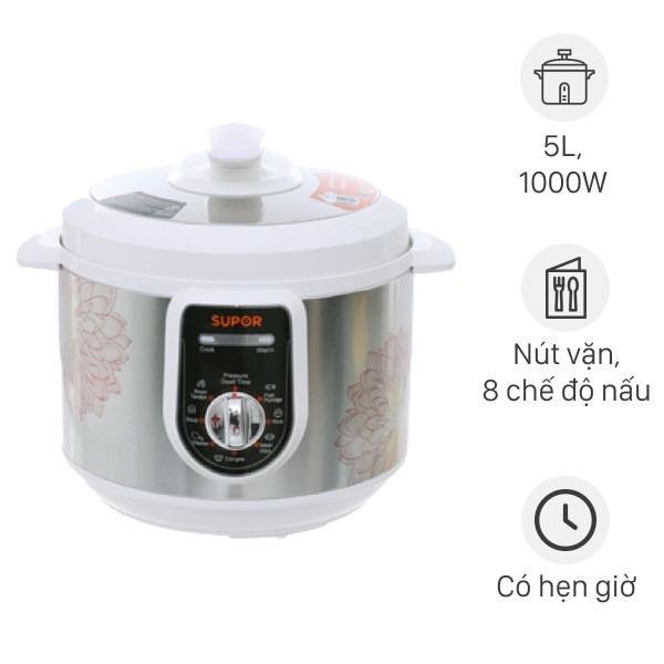 Nồi áp suất điện Supor SPC50YA310VN 5.0 lít