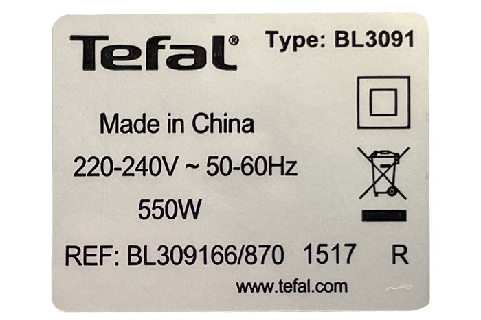 Máy xay sinh tố đa năng Tefal BL309166 Màu Trắng