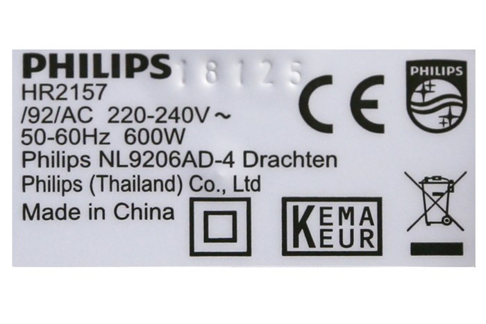 Máy xay sinh tố Philips HR2157 Màu Đen