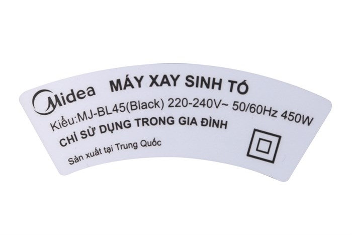 Máy xay sinh tố đa năng Midea MJ-BL45 Màu Đen