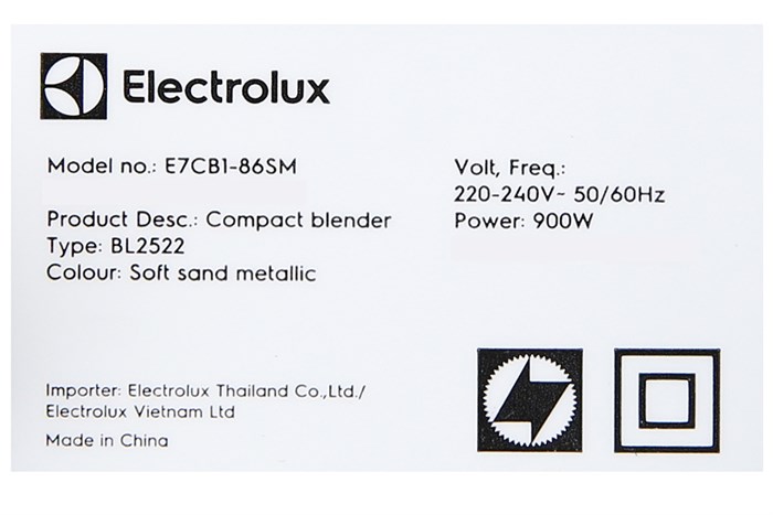 Máy xay sinh tố đa năng Electrolux E7CB1-86SM Màu Nâu nhạt