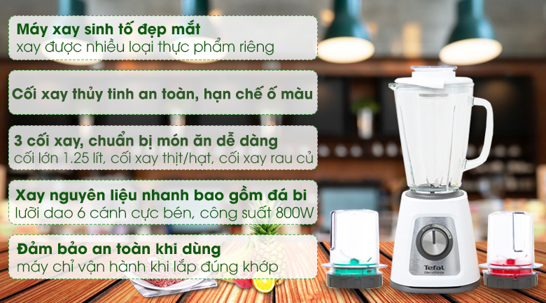 Máy xay sinh tố đa năng Tefal BL438166