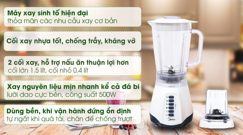 Máy xay sinh tố đa năng Midea MJ-BL50 - 2