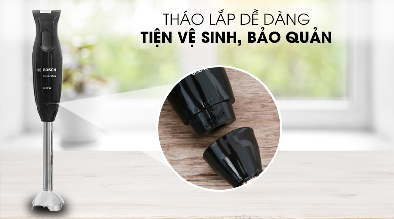 Máy xay cầm tay Bosch HMH.MSM2650B 600W - 10