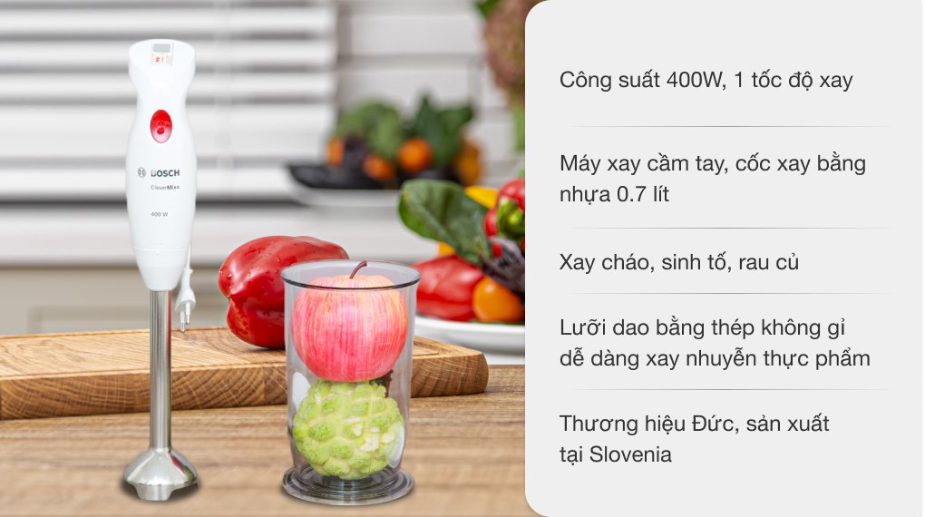 Máy xay sinh tố cầm tay Bosch MSM24100 400W