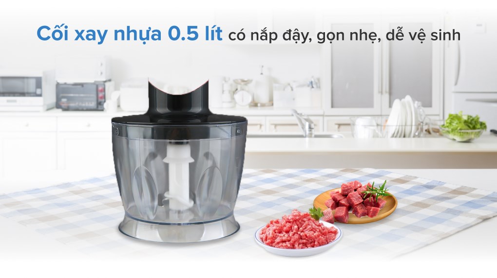 Máy xay đa năng cầm tay Mishio MK-185