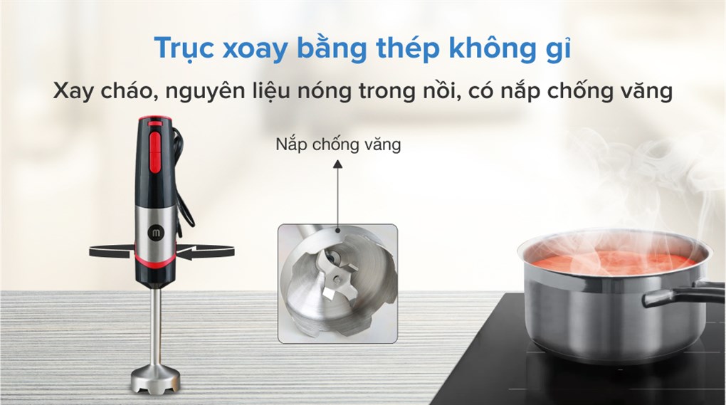 Máy xay đa năng cầm tay Mishio MK-185