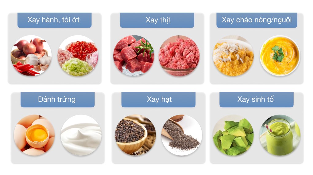 Máy xay đa năng cầm tay Mishio MK-185