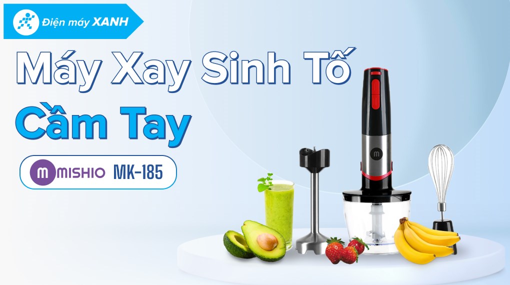 Máy xay đa năng cầm tay Mishio MK-185