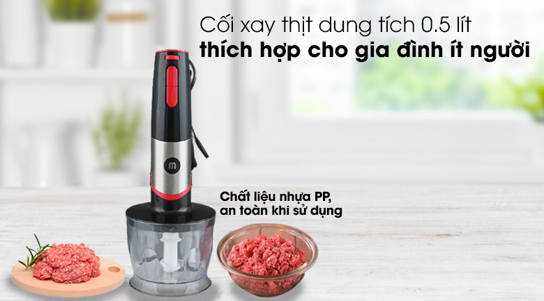 Cối xay thịt -Máy xay đa năng cầm tay Mishio MK-185