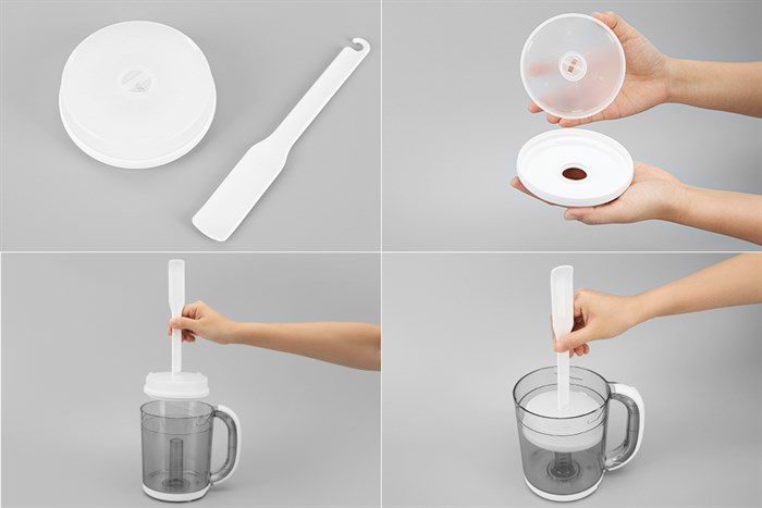 Máy hấp và xay thức ăn SCF875.02 Philips Avent Màu Trắng