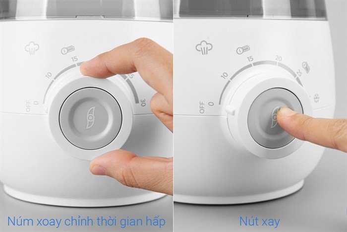 Máy hấp và xay thức ăn SCF875.02 Philips Avent Màu Trắng