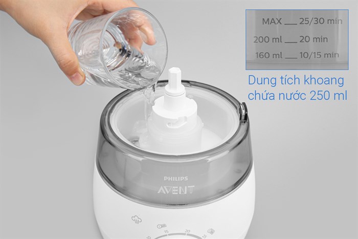 Máy hấp và xay thức ăn SCF875.02 Philips Avent Màu Trắng